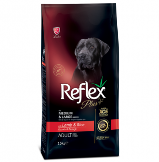 Reflex Plus Adult Medium & Large Kuzu Etli ve Pirinçli 15 kg Köpek Maması kullananlar yorumlar